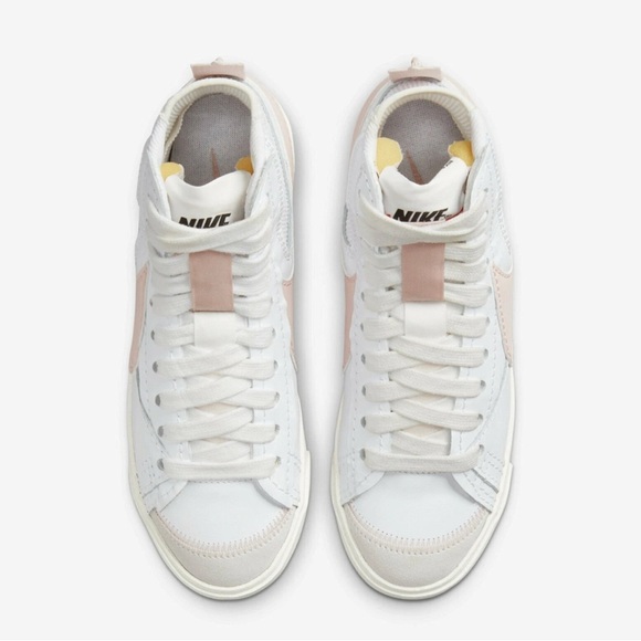 Nike W Blazer Mid 77 Jumbo  Women Casual Shoes White/Pink Oxford - Picture 7 of 15